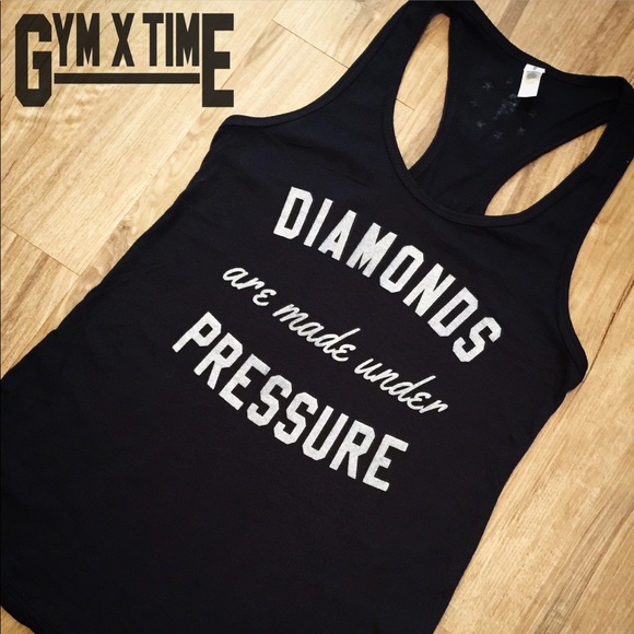 Next Level Apparel Tops - 🖤NEW🖤 "DIAMONDS" Tank by "GYMXTIME"